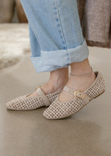 Load image into Gallery viewer, Linda Mary Jane Ballet Flats - Sand Suede
