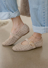 Load image into Gallery viewer, Linda Mary Jane Ballet Flats - Sand Suede
