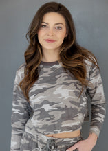 Load image into Gallery viewer, Grey Camo Waffle Shorts Set
