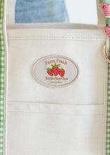 Load image into Gallery viewer, Darling Canvas Tote Bag - Green Strawberry Fields
