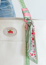 Load image into Gallery viewer, Darling Canvas Tote Bag - Green Strawberry Fields
