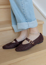 Load image into Gallery viewer, Linda Mary Jane Ballet Flats - Brown Suede
