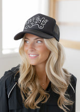 Load image into Gallery viewer, "Wildcats" Chenille Patch Trucker Cap - Black
