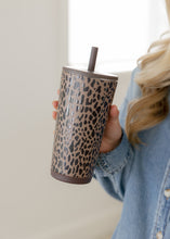 Load image into Gallery viewer, HydroJug Brown Leopard 20oz Everyday Tumbler
