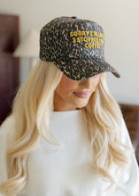 Load image into Gallery viewer, "Stopped For Coffee" Luxe Leopard Trucker Hat
