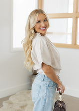 Load image into Gallery viewer, Celine Suede Top - Cream
