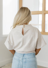 Load image into Gallery viewer, Celine Suede Top - Cream
