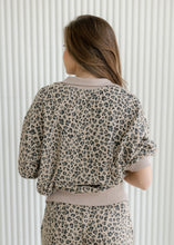 Load image into Gallery viewer, Textured Leopard Print Pants Set - Mushroom
