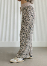 Load image into Gallery viewer, Textured Leopard Print Pants Set - Mushroom
