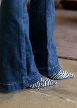 Load image into Gallery viewer, Stefani Zebra Slingback Heels
