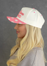 Load image into Gallery viewer, Jesus Saves Pink Polka Dot Trucker Hat
