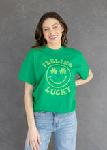 Load image into Gallery viewer, Fluffy Feeling Lucky Turf Green Tee
