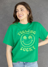 Load image into Gallery viewer, Fluffy Feeling Lucky Turf Green Tee
