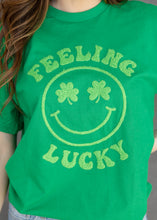 Load image into Gallery viewer, Fluffy Feeling Lucky Turf Green Tee
