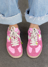 Load image into Gallery viewer, Sylvia Pink Suede Sneaker
