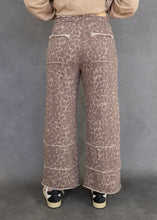 Load image into Gallery viewer, Mocha Leopard Wide Leg Pants
