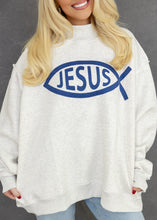 Load image into Gallery viewer, Jesus/Child Of God Reversible Mockneck Sweatshirt
