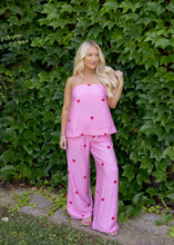 Load image into Gallery viewer, Demi Polka Dot Pant Set - Pink
