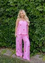 Load image into Gallery viewer, Demi Polka Dot Pant Set - Pink
