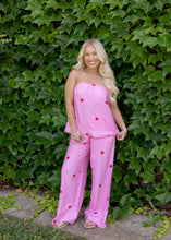 Load image into Gallery viewer, Demi Polka Dot Pant Set - Pink

