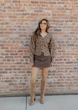 Load image into Gallery viewer, Holly Leopard Button Cardigan Top
