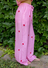 Load image into Gallery viewer, Demi Polka Dot Pant Set - Pink

