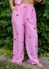Load image into Gallery viewer, Demi Polka Dot Pant Set - Pink
