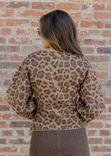 Load image into Gallery viewer, Holly Leopard Button Cardigan Top
