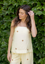 Load image into Gallery viewer, Demi Polka Dot Pant Set - Lemon

