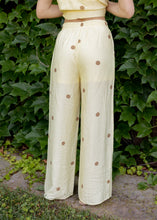 Load image into Gallery viewer, Demi Polka Dot Pant Set - Lemon
