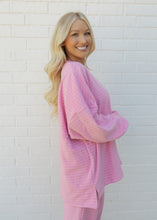 Load image into Gallery viewer, Ashton Pink &amp; Ivory Striped Top
