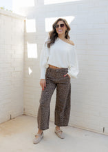 Load image into Gallery viewer, Risen Leopard Barrel Jeans
