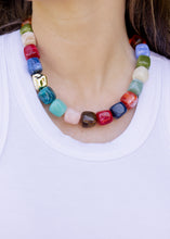 Load image into Gallery viewer, Coastal Colorful Candy Beaded Necklace
