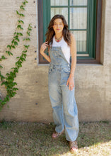 Load image into Gallery viewer, Stapleton Light Denim Barrel Overalls
