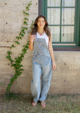 Load image into Gallery viewer, Stapleton Light Denim Barrel Overalls
