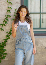 Load image into Gallery viewer, Stapleton Light Denim Barrel Overalls
