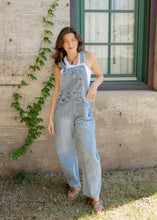 Load image into Gallery viewer, Stapleton Light Denim Barrel Overalls
