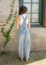 Load image into Gallery viewer, Stapleton Light Denim Barrel Overalls
