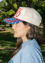 Load image into Gallery viewer, "1776" Red &amp; Blue Star Trucker Hat

