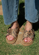 Load image into Gallery viewer, Gianna Leopard Print Buckle Slides
