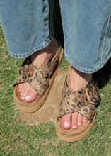 Load image into Gallery viewer, Gianna Leopard Print Buckle Slides
