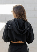 Load image into Gallery viewer, Sophie Black Windbreaker &amp; Skort Set
