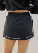 Load image into Gallery viewer, Sophie Black Windbreaker &amp; Skort Set
