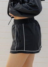 Load image into Gallery viewer, Sophie Black Windbreaker &amp; Skort Set
