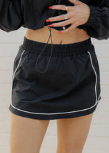 Load image into Gallery viewer, Sophie Black Windbreaker &amp; Skort Set
