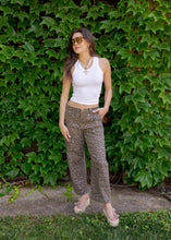 Load image into Gallery viewer, Risen Camel Leopard Print Jeans
