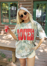 Load image into Gallery viewer, "Lover" Camo Printed Tee
