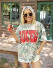 Load image into Gallery viewer, "Lover" Camo Printed Tee

