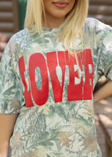 Load image into Gallery viewer, "Lover" Camo Printed Tee
