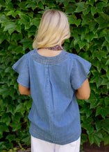 Load image into Gallery viewer, Juliet Light Denim Top
